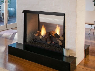 Lo-rider VF see-thru built in fireplace